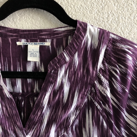 Lucky Brand Peasant Top - Picture 3 of 3